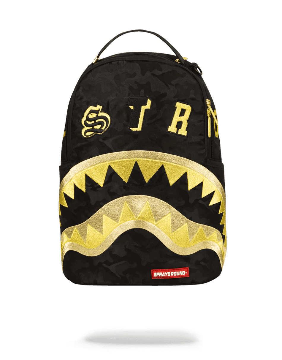 Sprayground ødelegg Hai (gull Camo) 99000