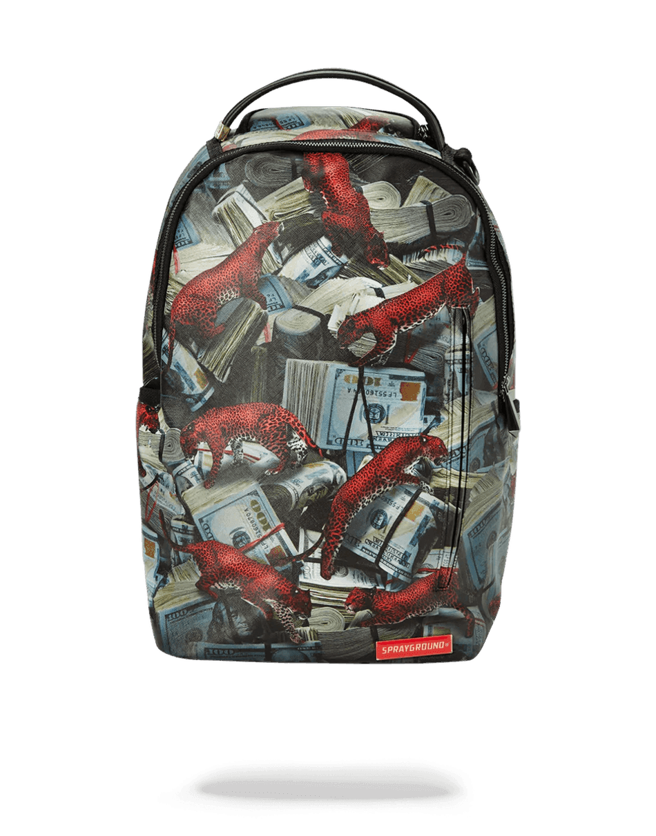 Sprayground Punainen Leopardirahapussi 99000
