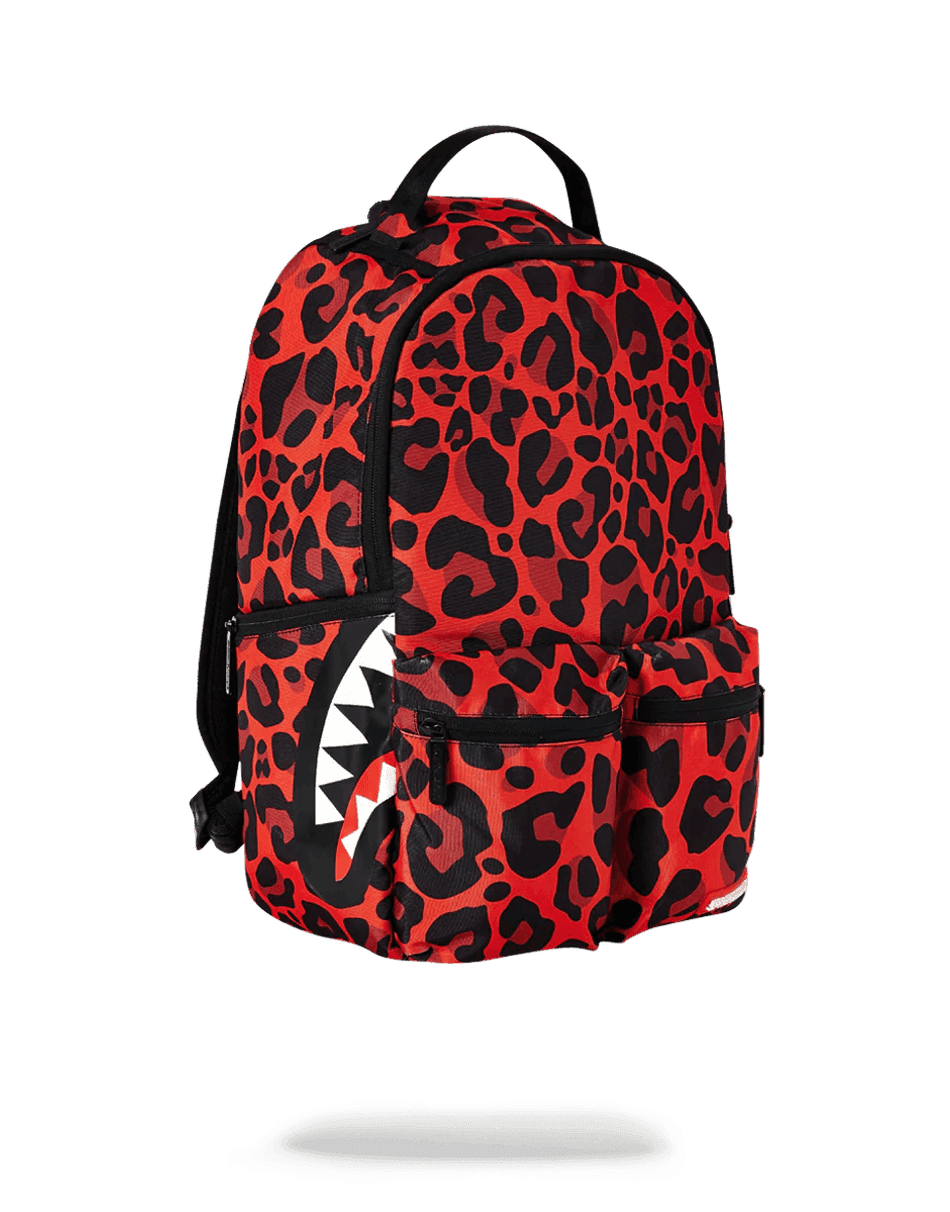 Sprayground Kırmızı Leopar çift Kargo 99000