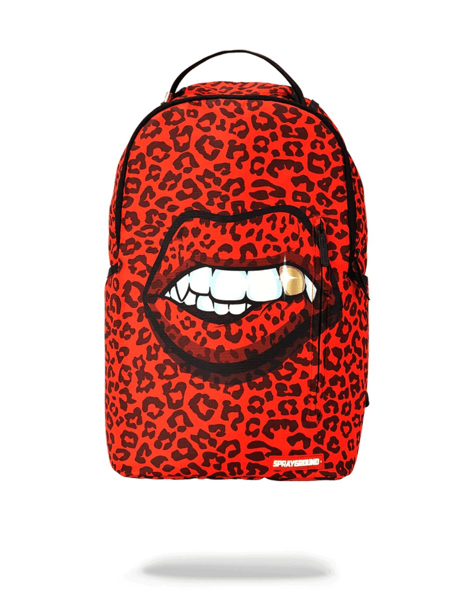 Sprayground Labbra Leopardate Rosse 99000