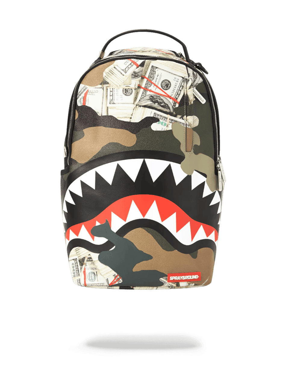 Sprayground CAMO MONEY SHARK 99000