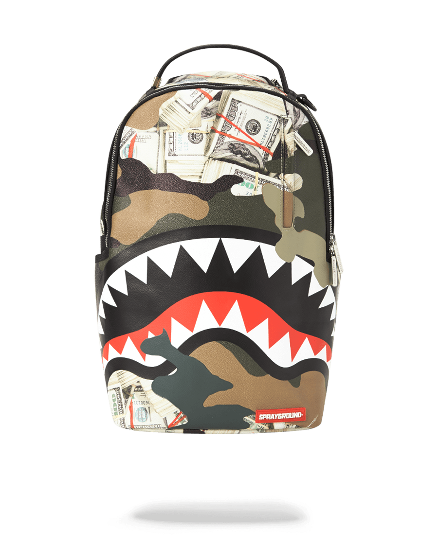 Sprayground Camo Money Shark