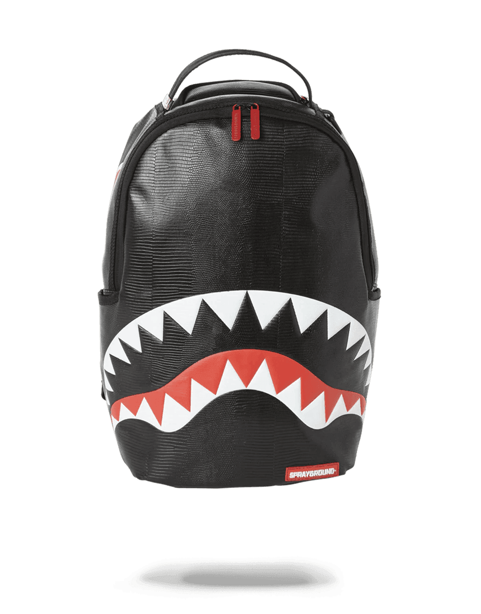 Sprayground BLACK REPTILE SHARK BACKPACK (ONE OF ONE) 99000