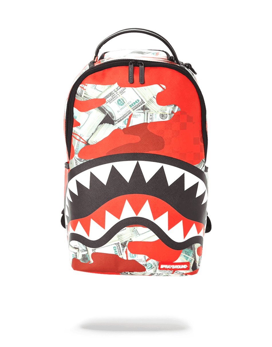 Sprayground Penger Camo (rød) Ryggsekk 99000