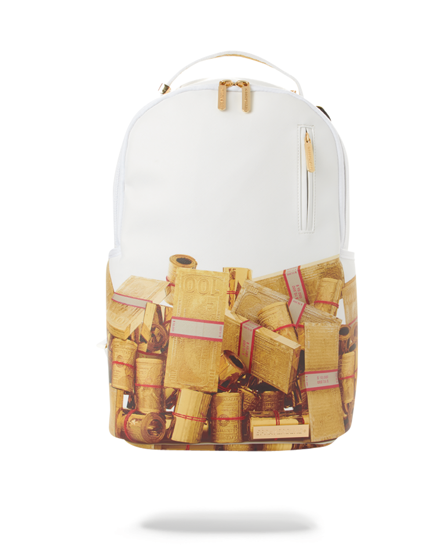 Sprayground Gold Money Bricks Dlxv Batoh