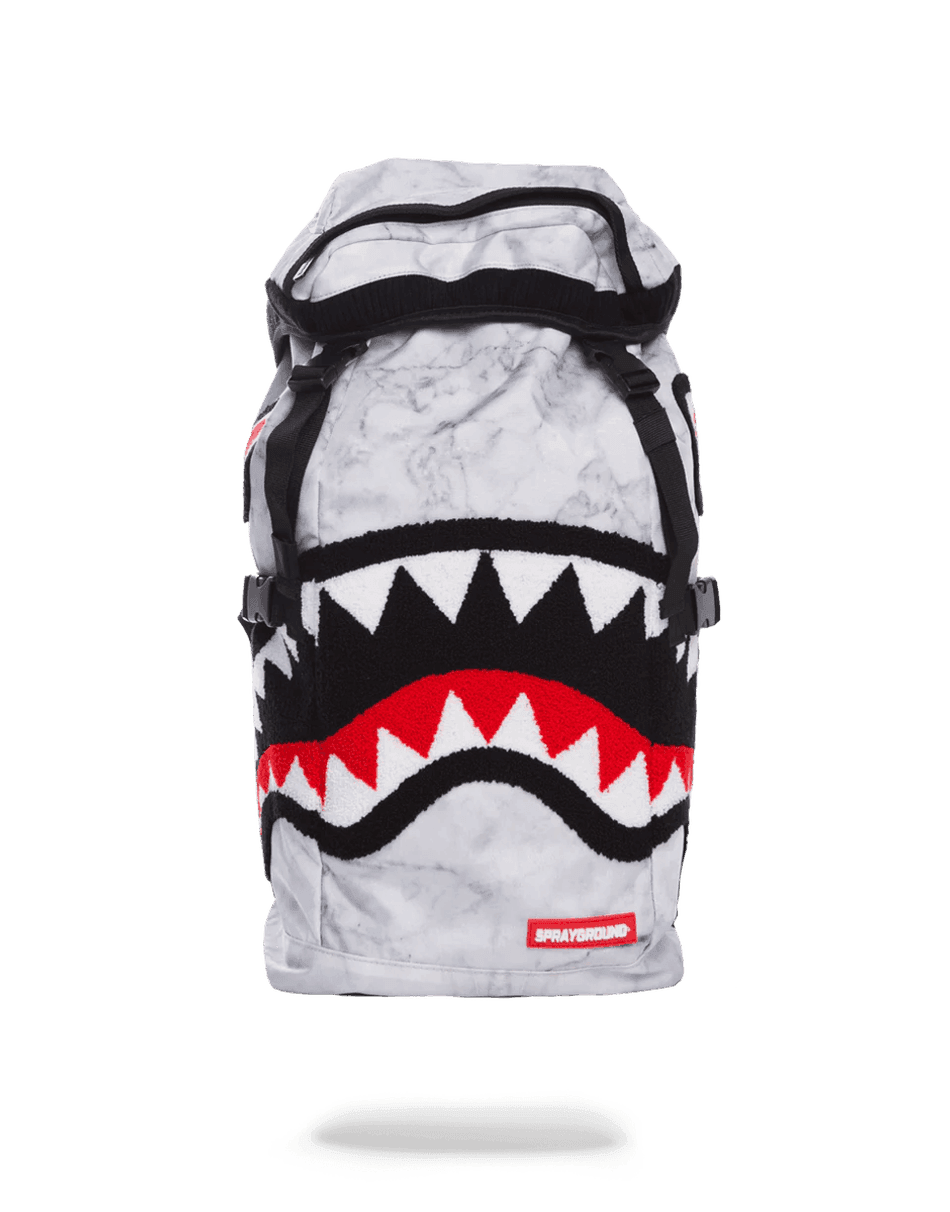 Sprayground Cargador Superior De Mármol Blanco 11012