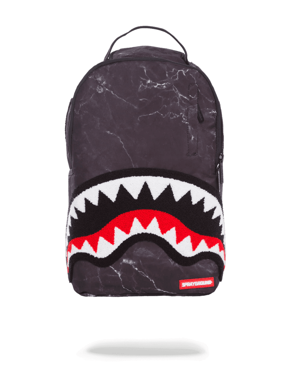 Sprayground černý Mramorový Batoh 142