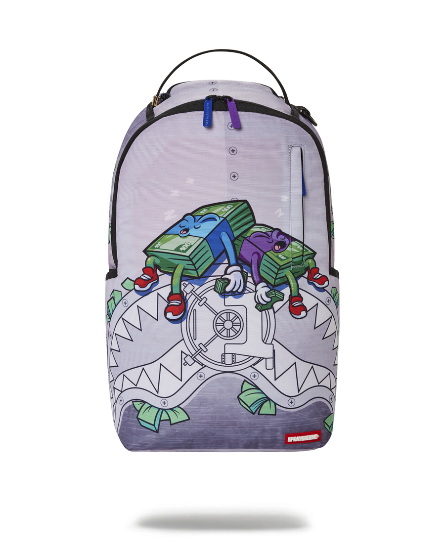 Sprayground Penge Drenge Jeg Tjener Penge Mens Jeg Sover Rygsæk (dlxr)