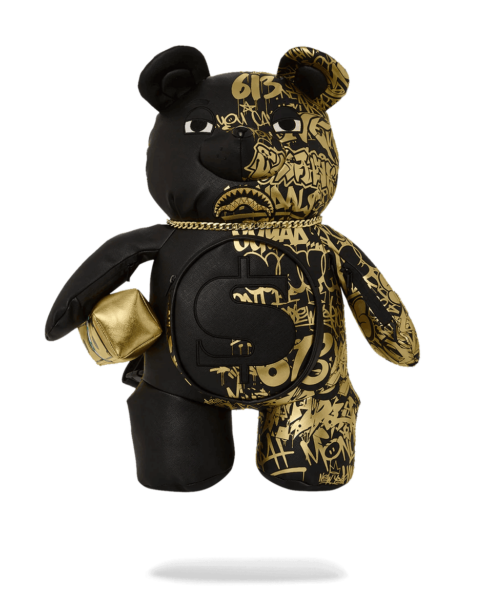 Sprayground HALF GRAFF GLIDE MONEYBEAR TEDDYBEAR BACKPACK 99000