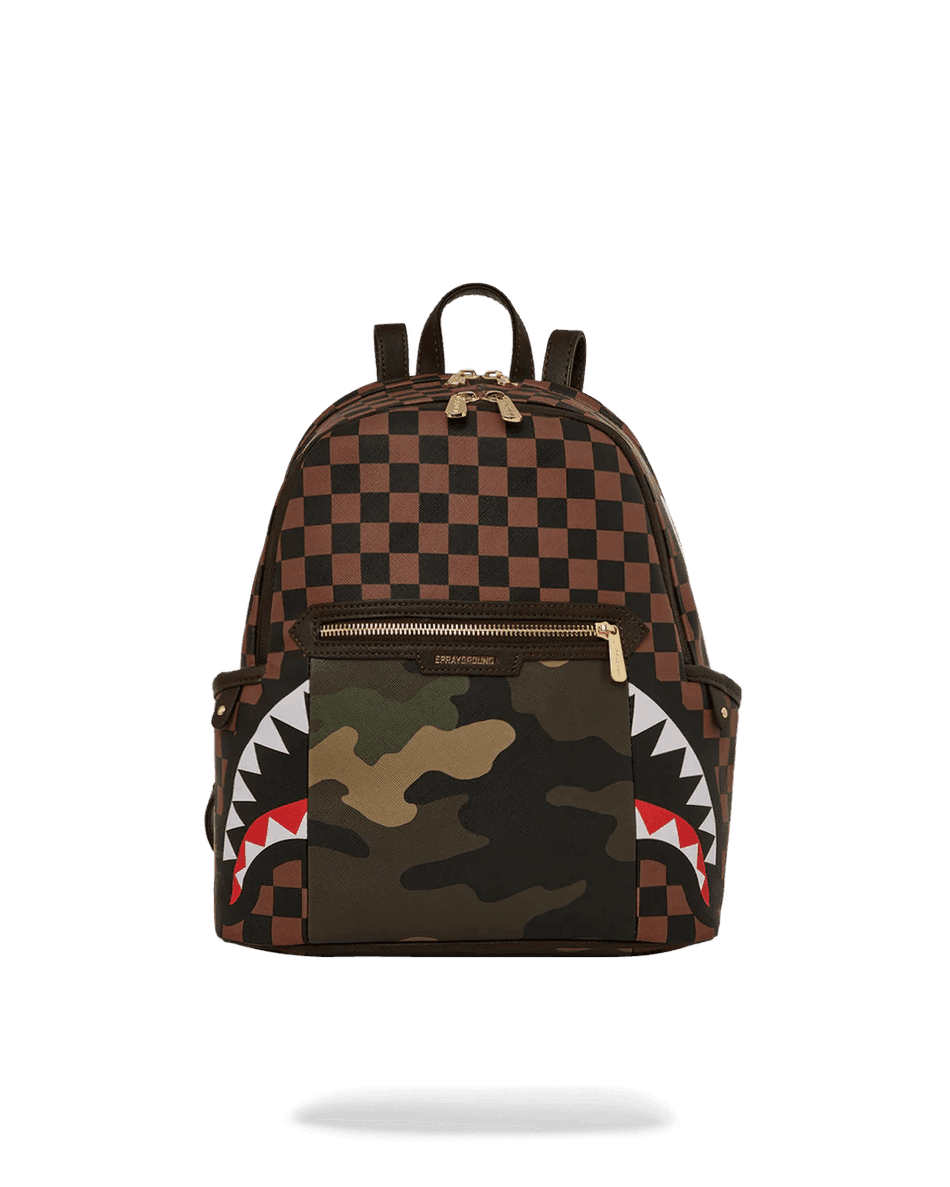 ספראיגראונד חיצוני זהב רוכסן כיס כרישים בפריז תיק גב סווג' 99000