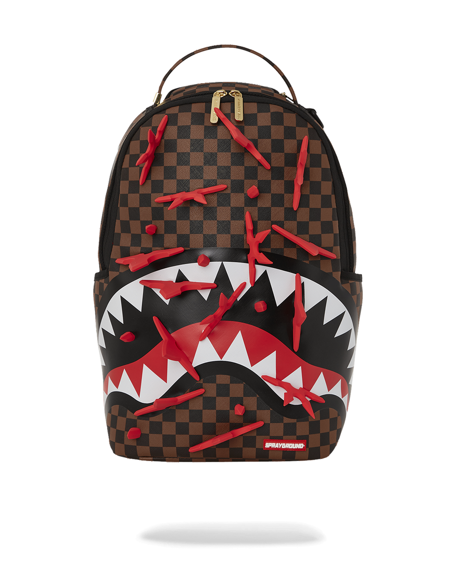 Sprayground Valódi 3D Ninja Stars összetört Hátizsák (dlxv)