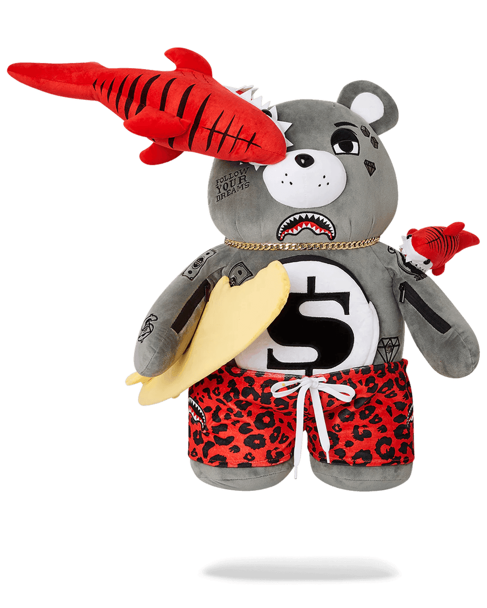 Sprayground Hai Venner Moneybear Teddybear Ryggsekk 99000