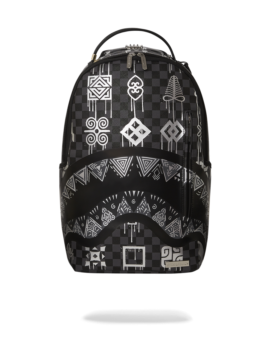 Sprayground Afrikai Intelligencia 9 Power Glyphics Hátizsák - Homokvirág Kollab