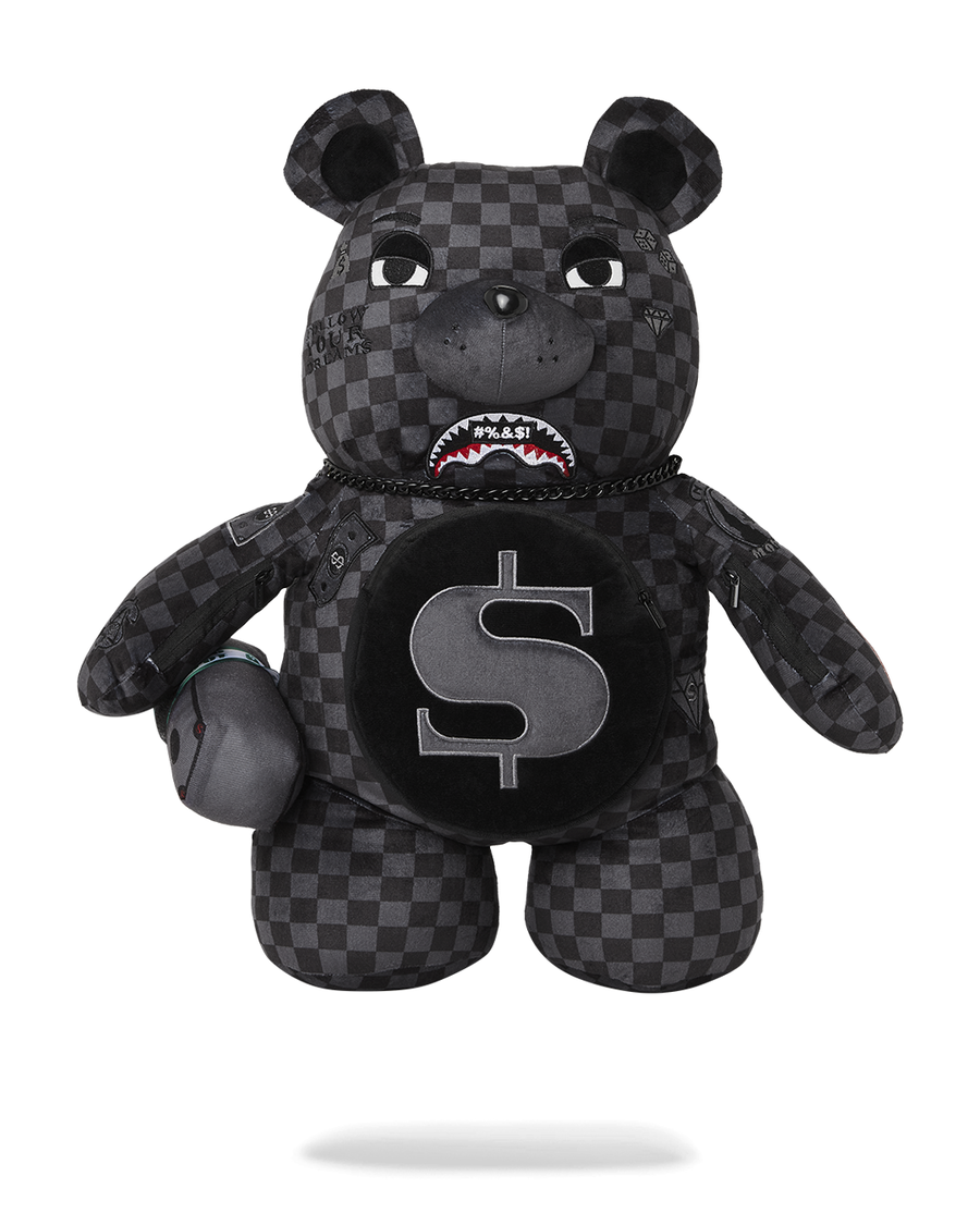 Nahrbtnik Za Teddybear, "what The Beep" S Pršilom, Shark Moneybear