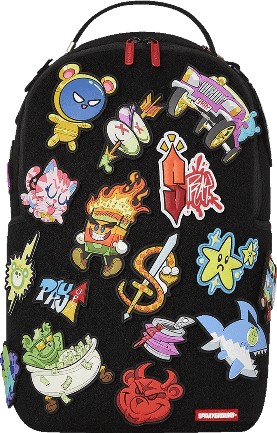 Sprayground Trance Party Plaastritega Seljakott (23 Velcro Eemaldatavat Plaastrit) 99000