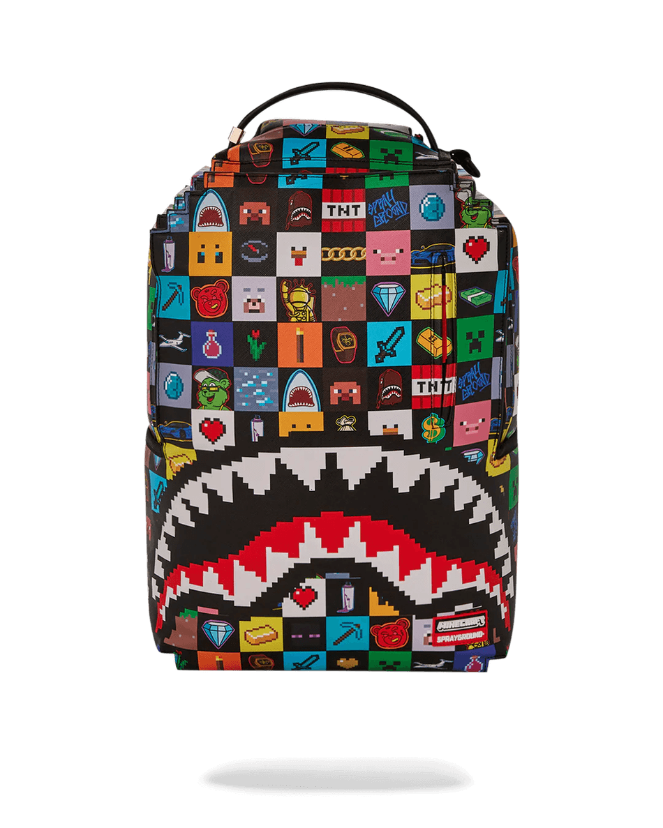 Mochila Sprayground Minecraft Modo Creativo Ultimate 99000