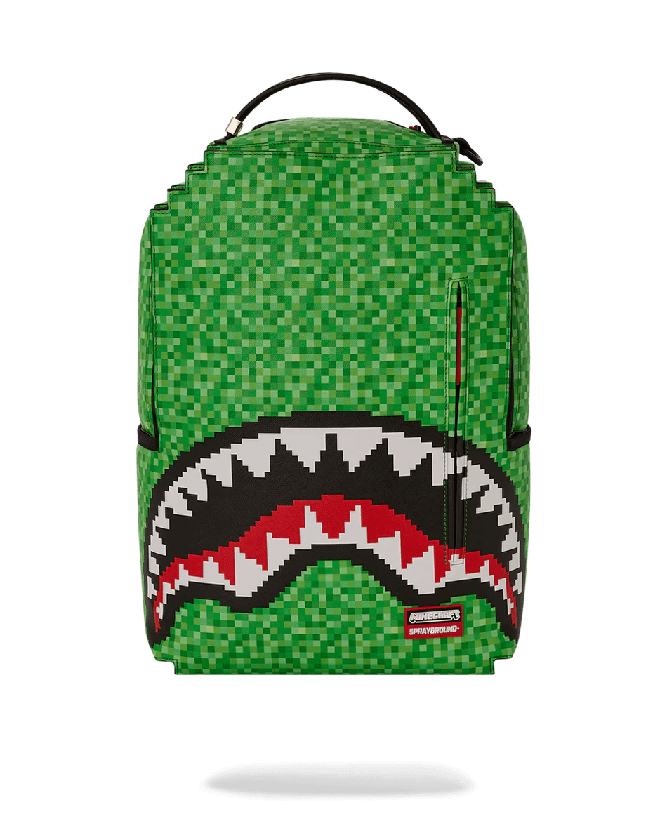Sprayground Minecraft Creeper Tiburón Mochila 99000