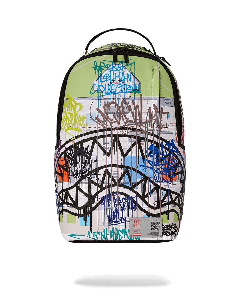 Sprayground Met Kartta Yksi Reppu 99000