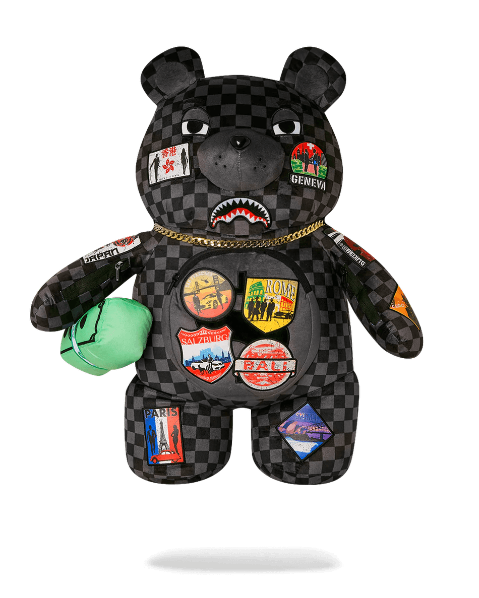Sprayground Magnate Global Ilimitado Millas Moneybear Mochila Teddybear 99000