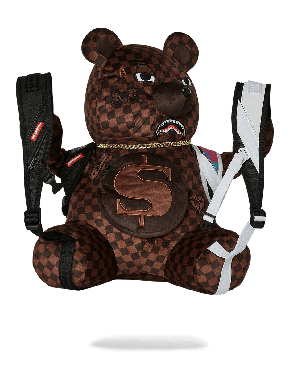 スプレイグラウンドのクマがバックパックを背負っているバックパック 99000