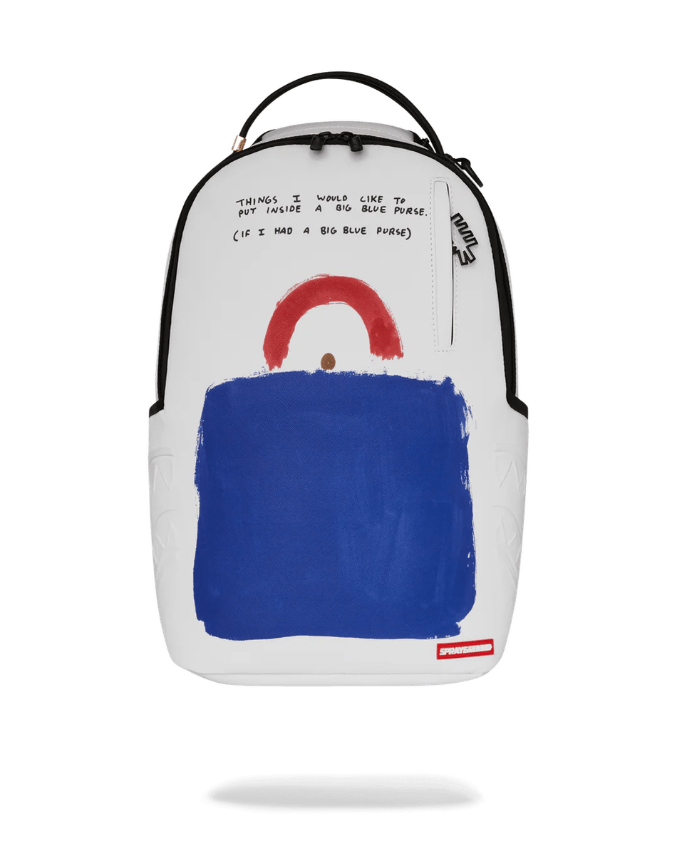 спрейграунд кит харинг большая синяя сумка арт рюкзак 99000