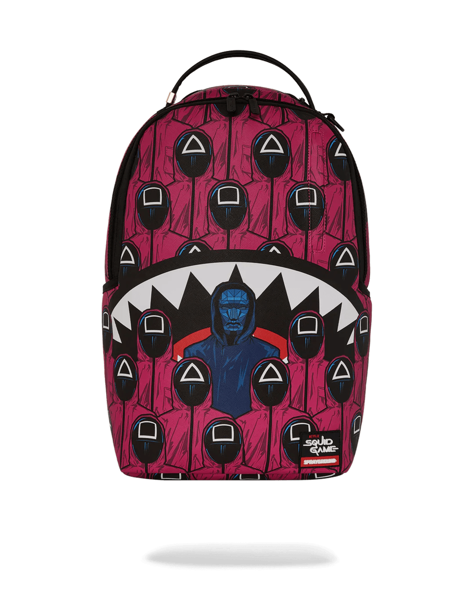 Sprayground Squid Game Kolaborace Front Man & Růžový Strážci žraloků Batoh 99000