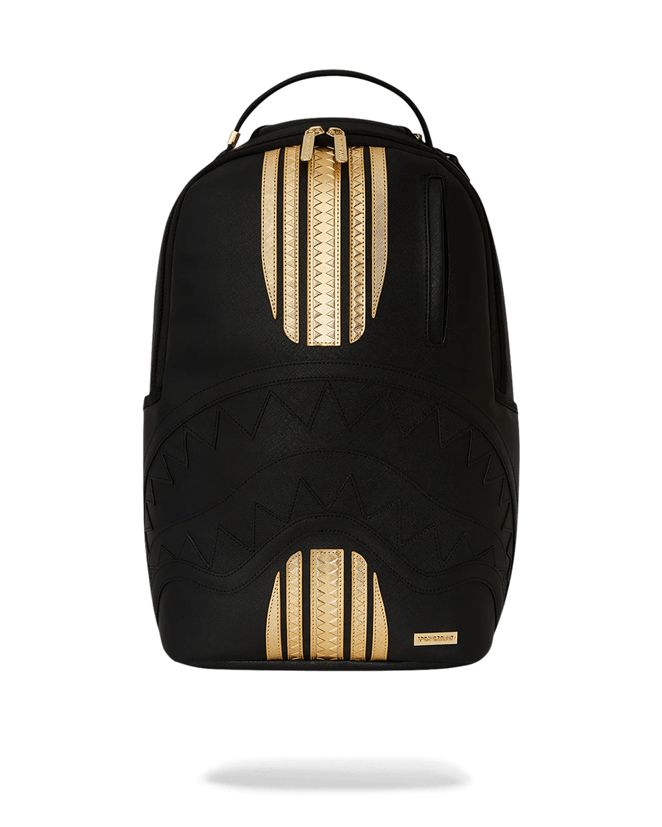 Sprayground Gull Og Svart Racingstriper Ryggsekk 99000