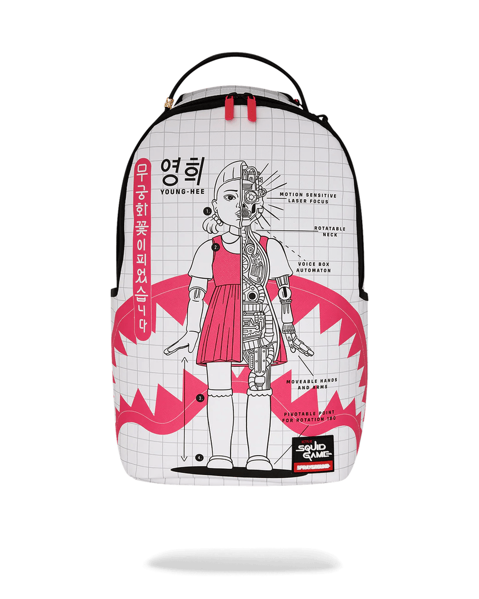 ספראיגראונד שיתוף פעולה עם משחק קלמרי תיק גב של רובוט ילדה 99000