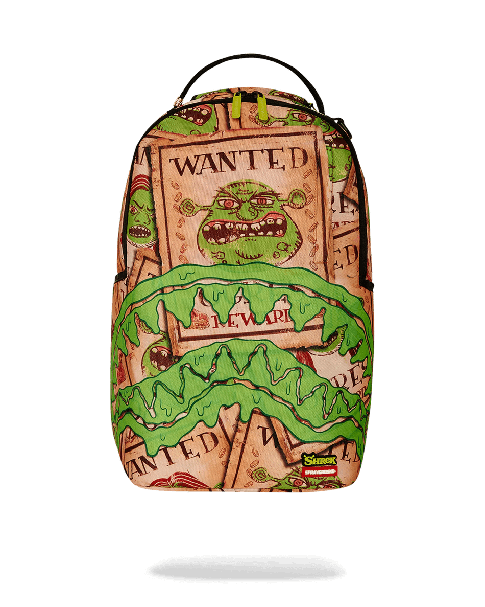 Sprayground Shrek želen Nahrbtnik 99000