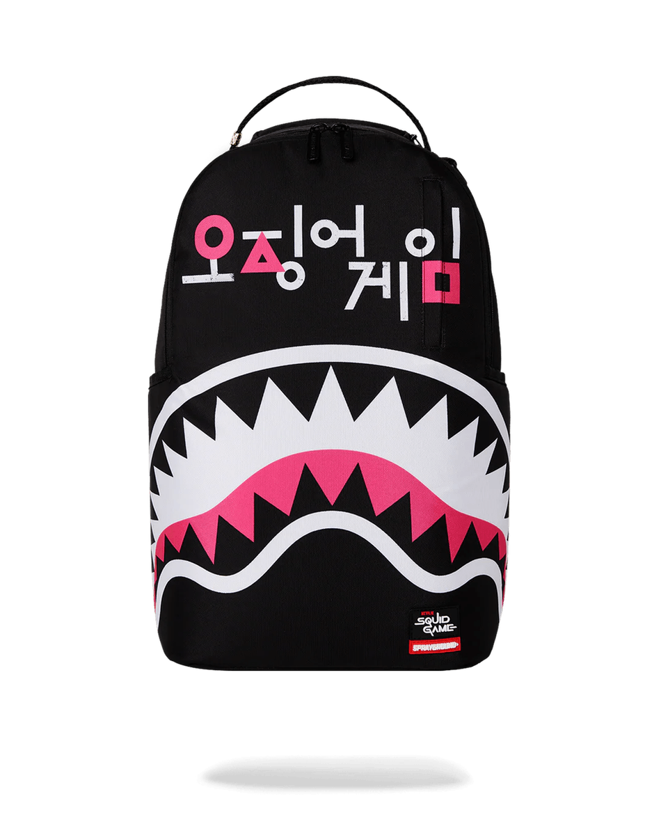 спрейграунд коллаборация с игрой в кальмара логотип замка рюкзак 99000