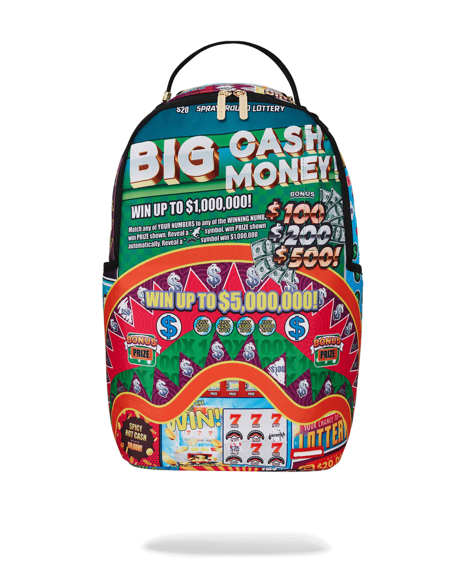 Sprayground Big Money Big Money Zaino (viene Fornito Con Una Carta Da Gioco Grattabile) 99000