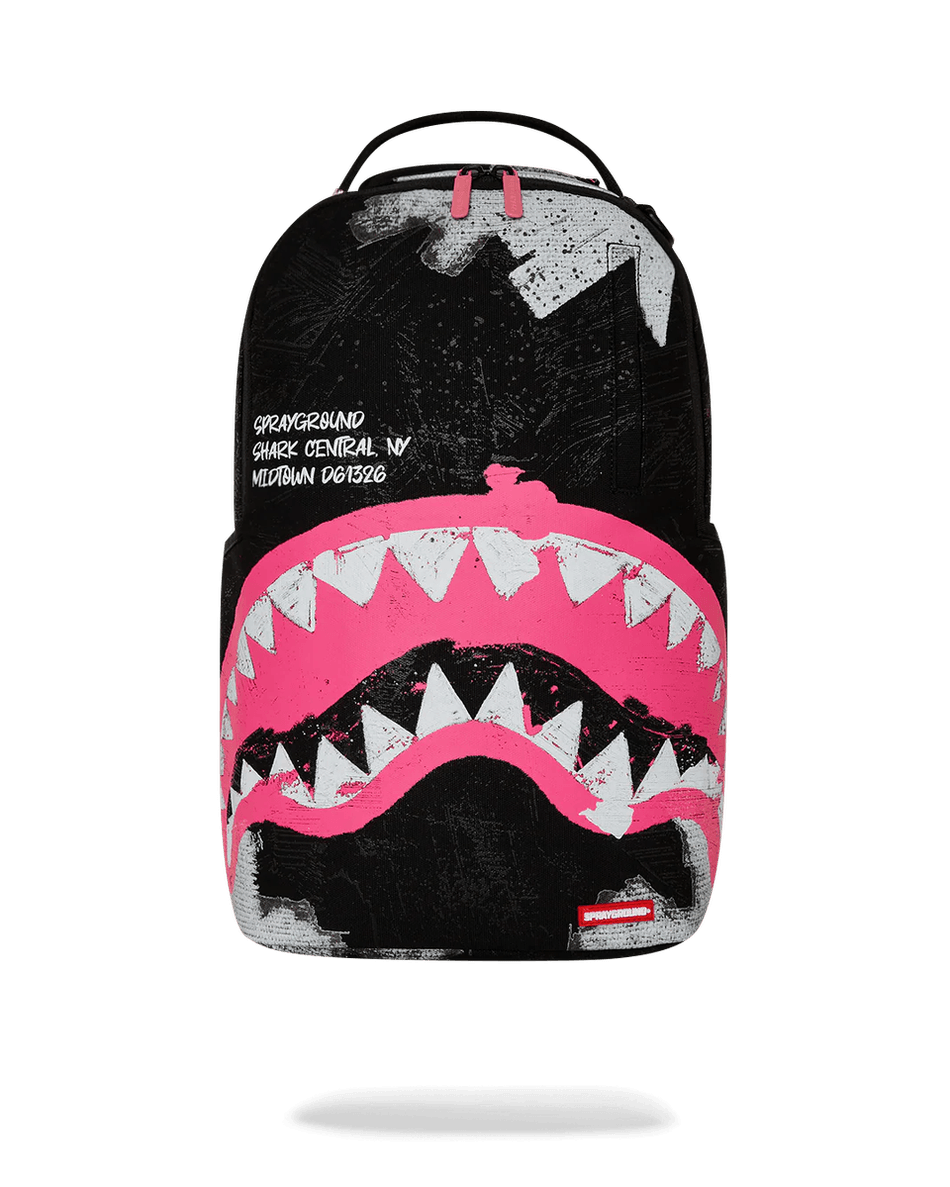 Sprayground Shark Central Akryylitaide Dlx Puuvillareppu 99000
