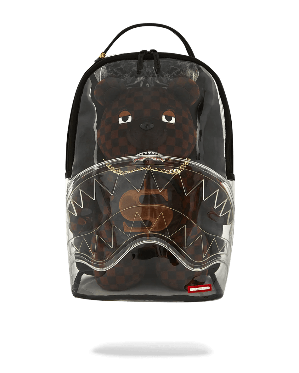 Sprayground CLEAR BACKPACK - SHARKS IN PARIS BEAR 99000