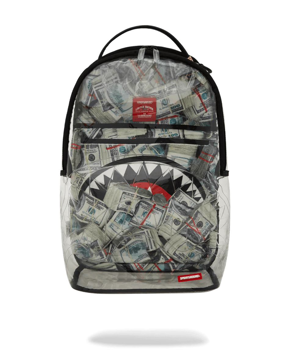 Sprayground Průhledný Batoh - Money Chomp 99000