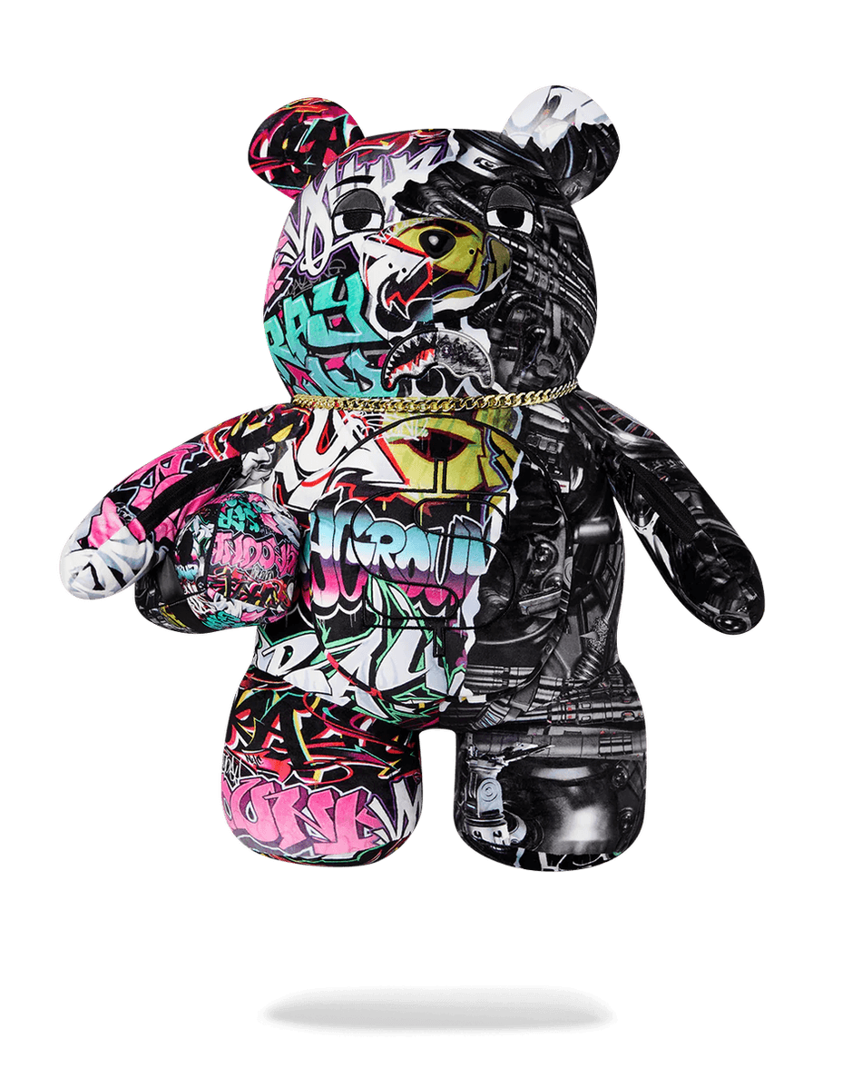 スプレイグラウンド 新しい都市 アンドロイド マネーベア テディベア バックパック 99000