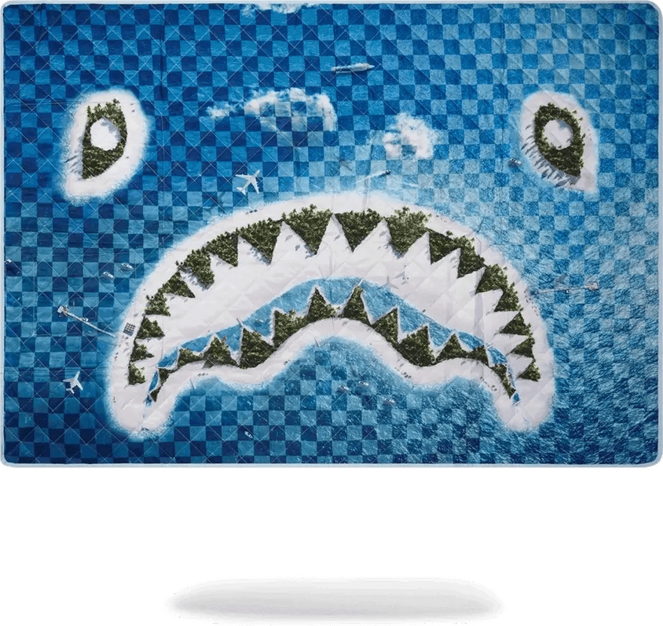 Sprayground Morski Pes Otok Zložljiva Plažna Podloga Odeja Vodoodporna Pretvorljiva Torba 99000