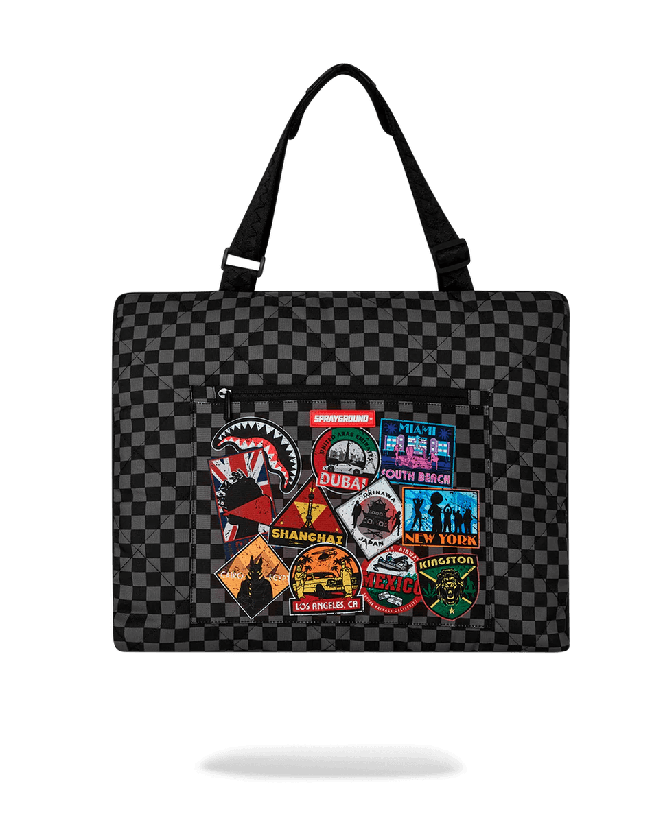 Sprayground Global Mogul Unlimited Miles Zložljiva Plažna Podloga Odeja Vodoodporna Pretvorna Torba 99000