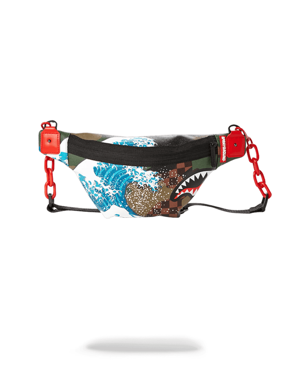 Sprayground CAMOKAWA WAVE SHARK CROSSBODY 99000
