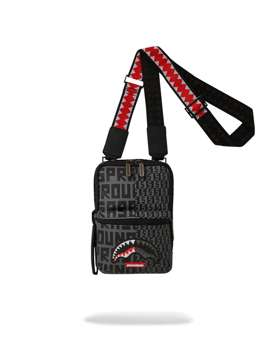 Sprayground SHARKFINITY STEALTH PILOT MESSENGER SLING BAG 99000