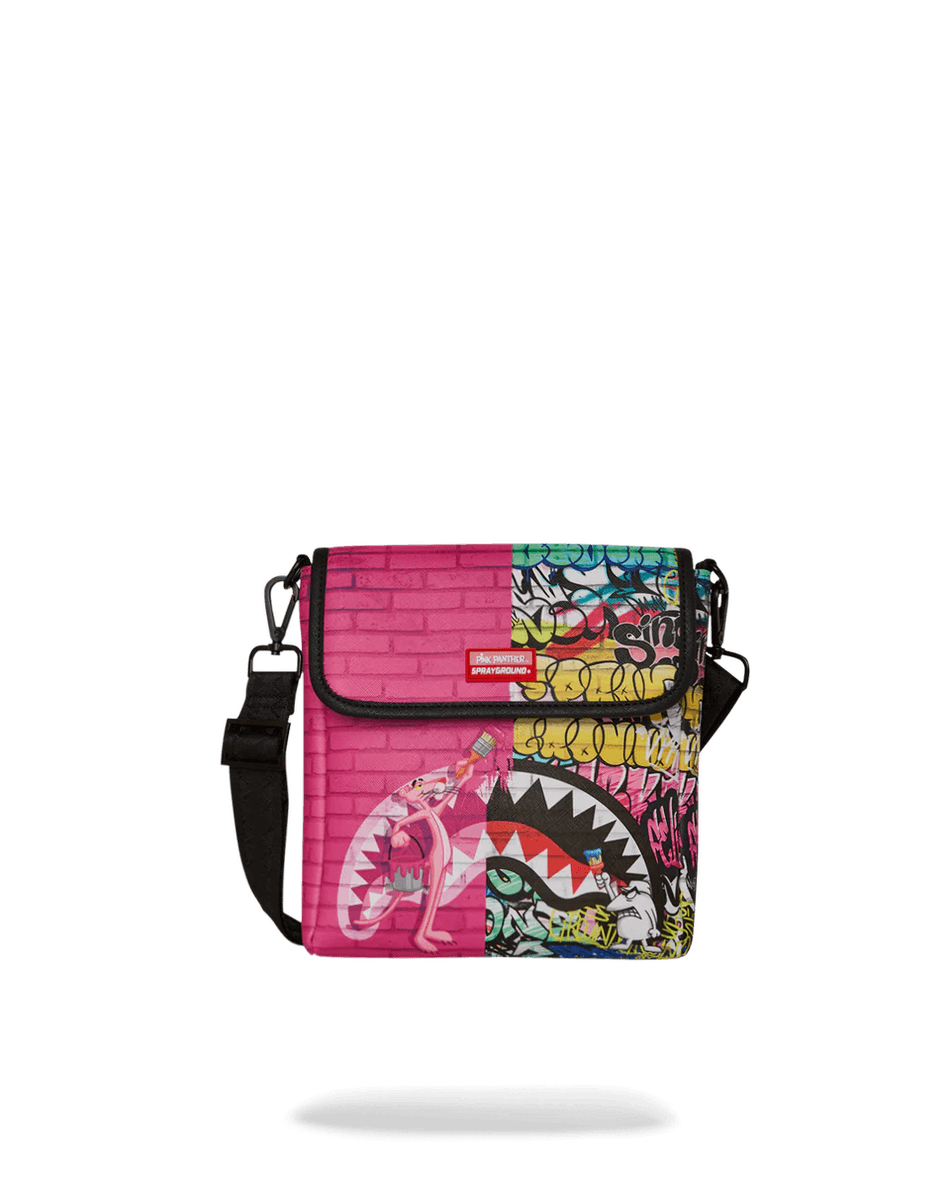 Sprayground Růžová Pantera Prestižní Messenger Sling 99000