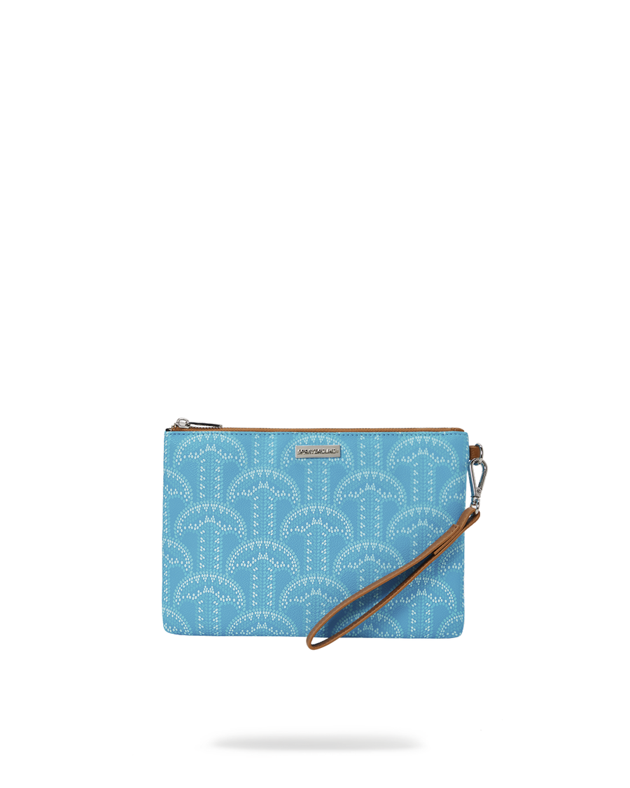 Sprayground Illuchains Turq Crossover Clutch