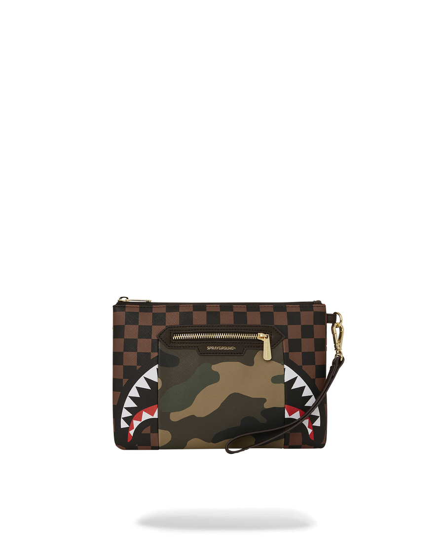 Sprayground Exteriér Zlatá Kapsa Na Zip žraloci V Pařížské Crossover Spojce