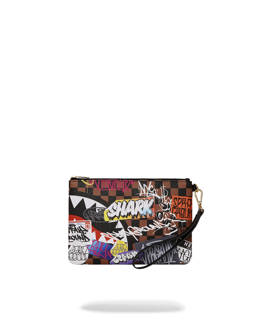 Sprayground Sharks I Paris The Rizz Crossover Clutch