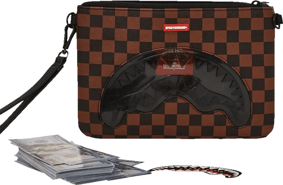 Sprayground Haie In Paris Bereit Zum Abheben Crossover Clutch Mit Riemen 99000