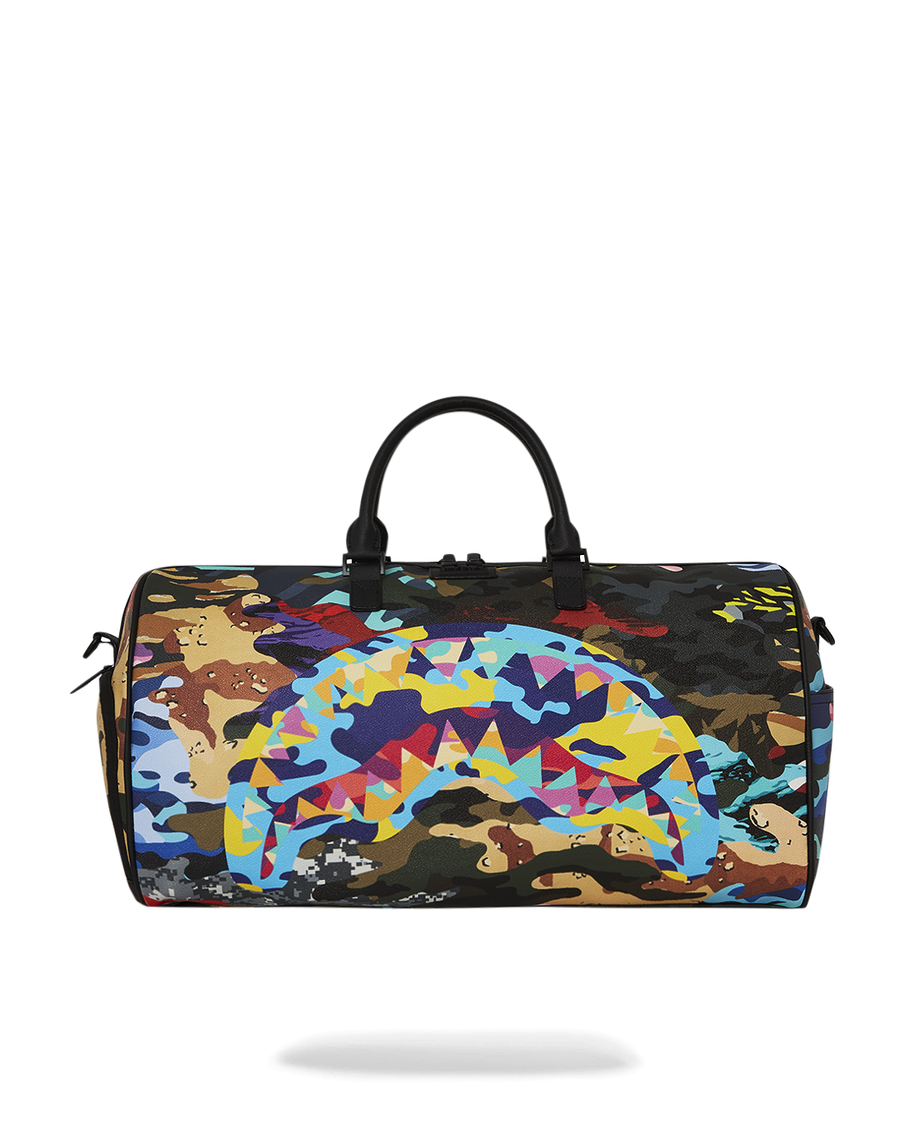 Sprayground Nakrájený A Nakrájený Camo Duffle