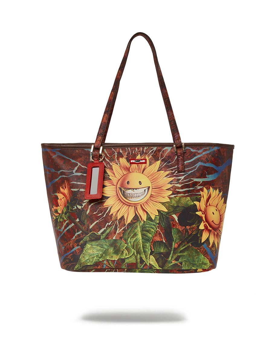 Sprayground Solsikke Grin Ron Engelsk Collab Tote