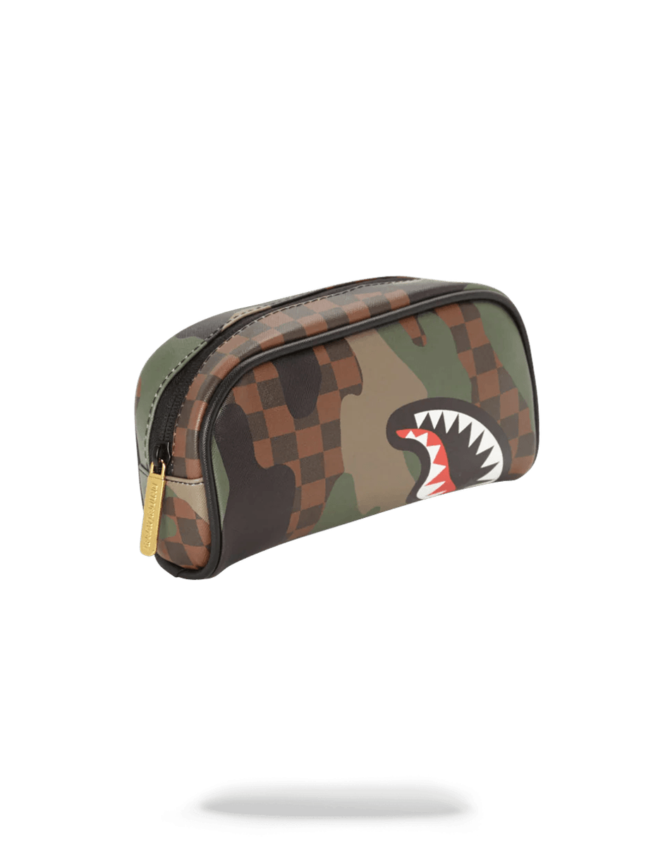 Sprayground žraloci V Paříži (camo Edice) Pouzdro Na Tužky 99000