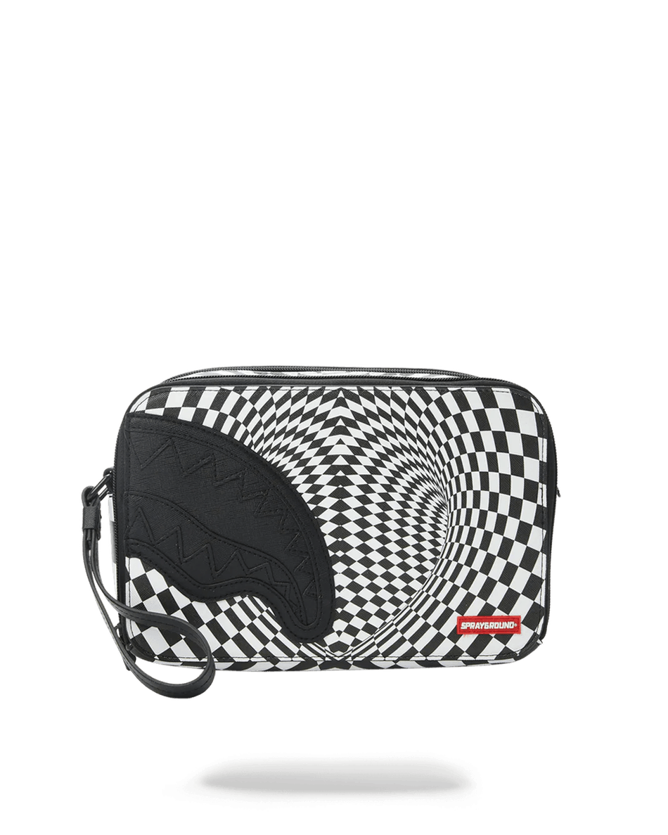 Sprayground Trippy Check Neceser También Conocido Como Bolsa De Dinero 99000