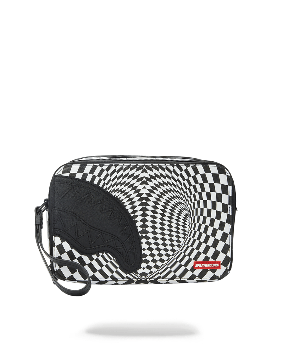 Sprayground Trippy Check Tualeto Reikmenys, Dar žinomas Kaip Pinigų Maišelis