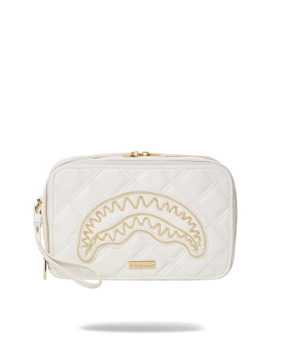 Sprayground Riviera Le Blanc Zlatý řetěz žraločí Toaletní Taška 99000